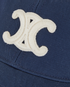 Celine Triomphe Baseball Cap, &pound;190, Accessories, Navy, Cotton, Other view